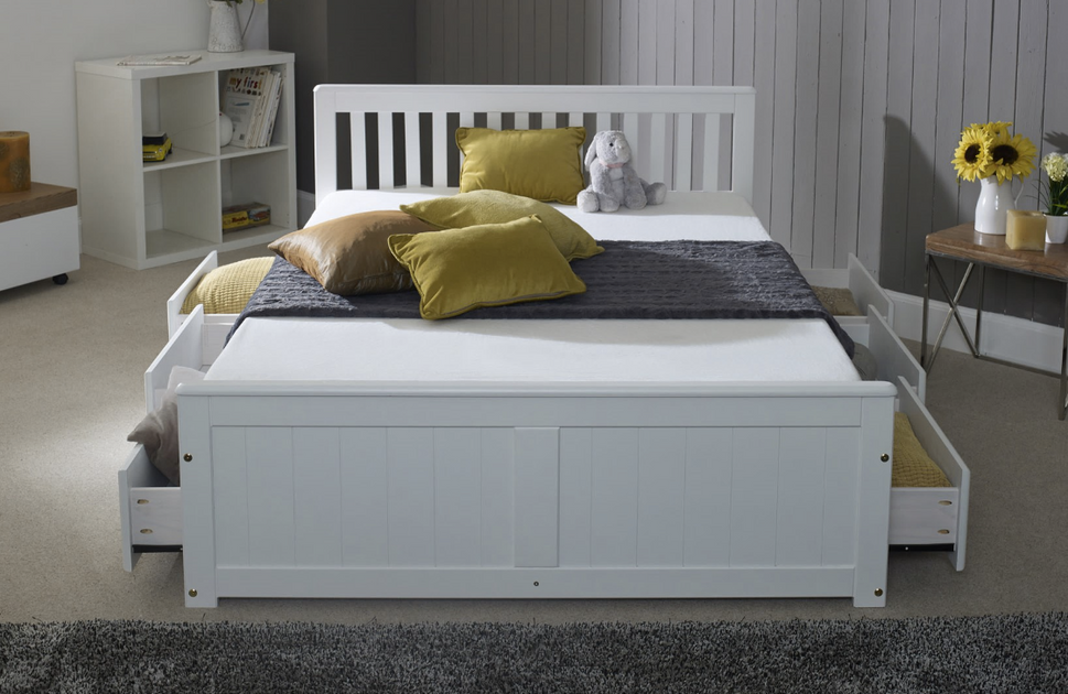 Amani Mission Storage Bed White House of Reeves