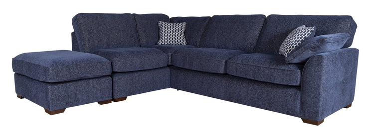 Lorna 2 by 1 Seater with Footstool Corner Group