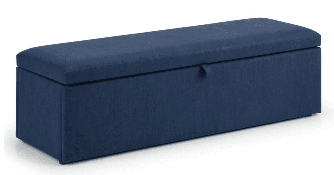 Navy blue blanket box deals