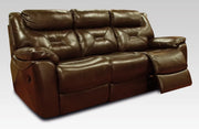 Lydia 3 Seater Recliner Leather Sofa