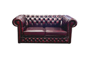 Chesterfield Sofa 2 Seater (FULL LEATHER)
