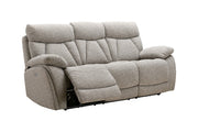 Boston 3 Seater POWER Recliner Sofa - In Beige