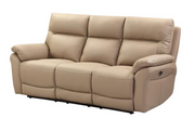 Foster 3 Seater Reclining Sofa - Latte