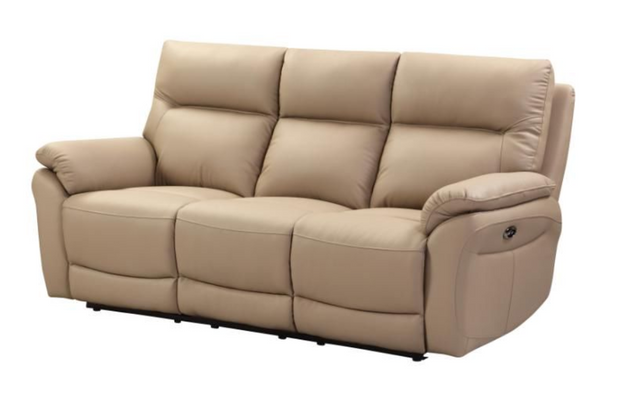 Foster 3 Seater Reclining Sofa - Latte