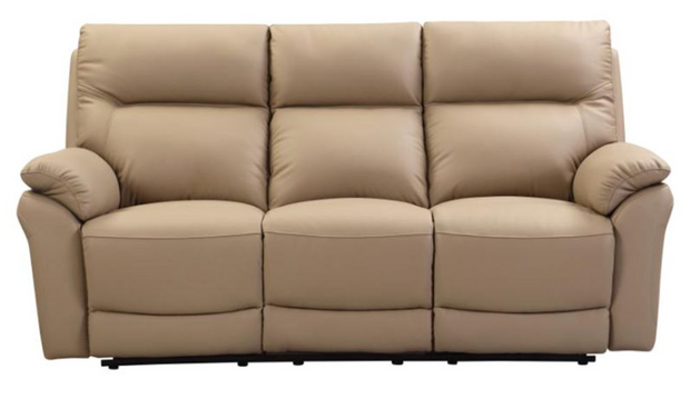 Foster 3 Seater Reclining Sofa - Latte