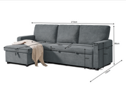 Julia Corner Sofa Bed with Storage