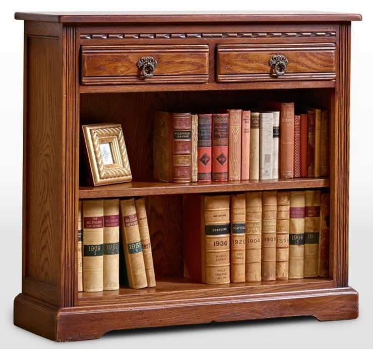 Old Charm Low Open Bookcase