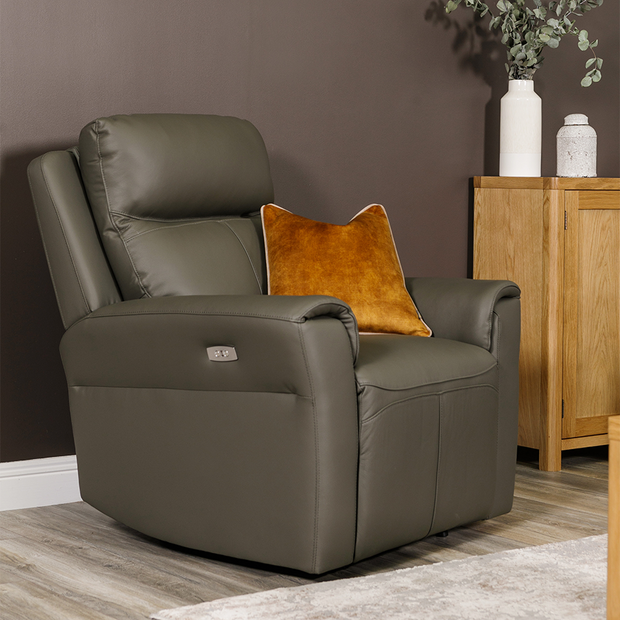 Russo Leather 1 Seater Recliner