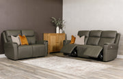Russo 3 Leather Seater Electric Recliner