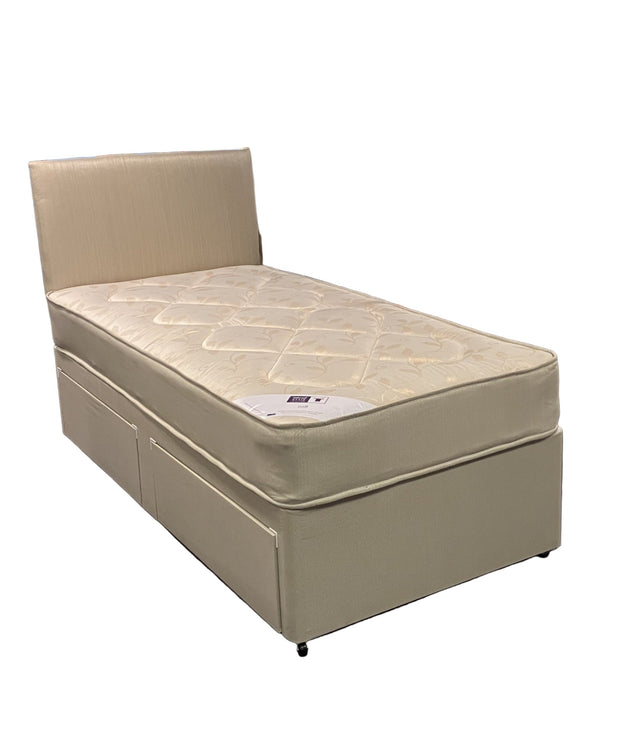 Reo Single 2 drawer divan (headboard deal)