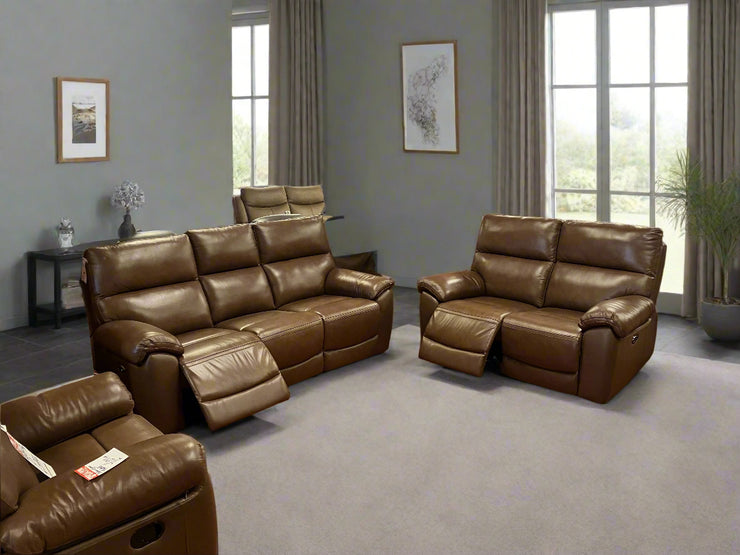 Rocco Leather 3 Seater and 2 Seater Sofa Set