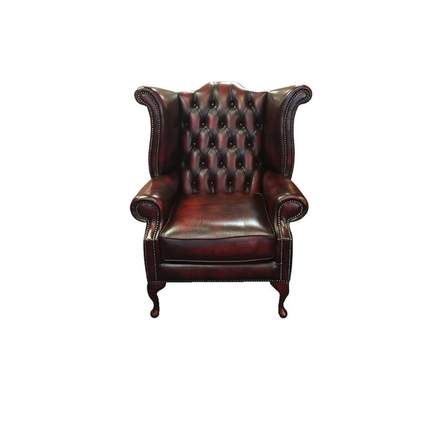 Chesterfield Wing Chair (FULL LEATHER)