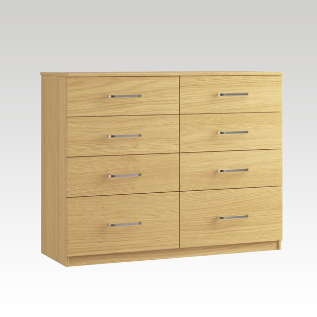 Raven 8 Drawer Twin Chest (2 Deep Drawers)