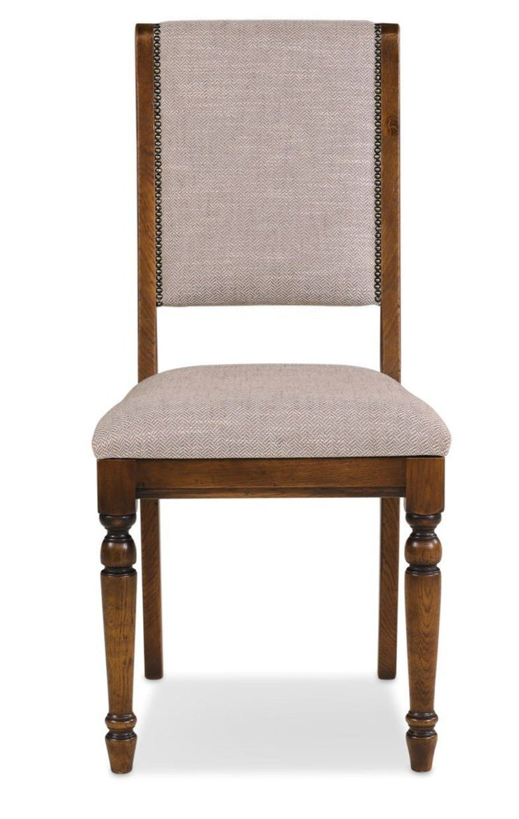 Old Charm Leather Dining Chair