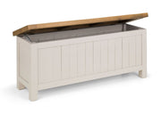 Aspen Storage Bench - Grey Wash