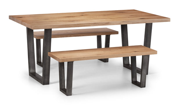 Calia Dining Table & 2 Benches