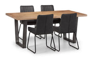 Calia Dining Table & 4 Retro Chairs