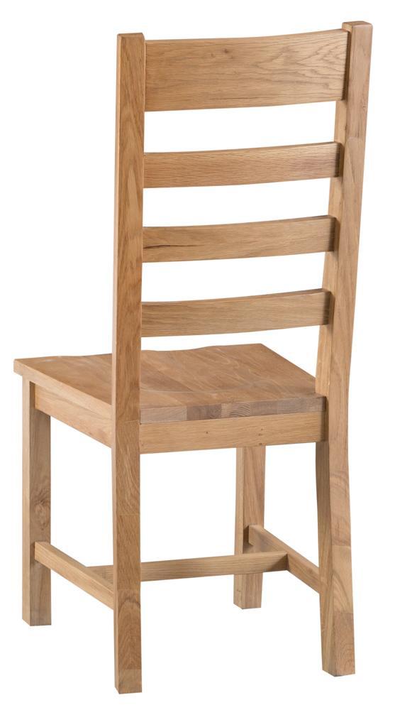 Tucson Ladder Back Chair Wooden Seat
