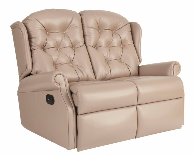 Celebrity Woburn 2 Seat Leather Manual Recliner Sofa