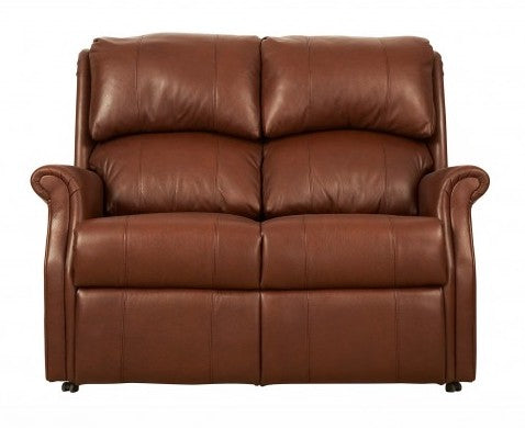 Celebrity Regent 2 Seat Fixed Leather Sofa