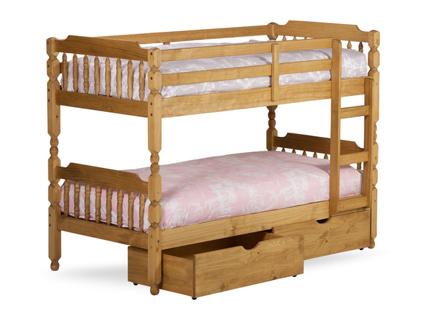 Colonial Bunk Bed (Waxed)