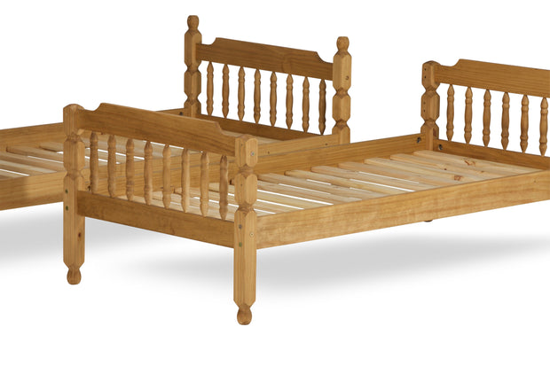 Colonial Bunk Bed (Waxed)