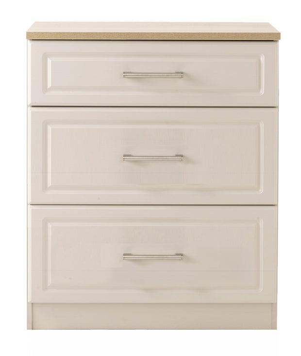 Sussex 3 Drawer Deep Chest of Drawers