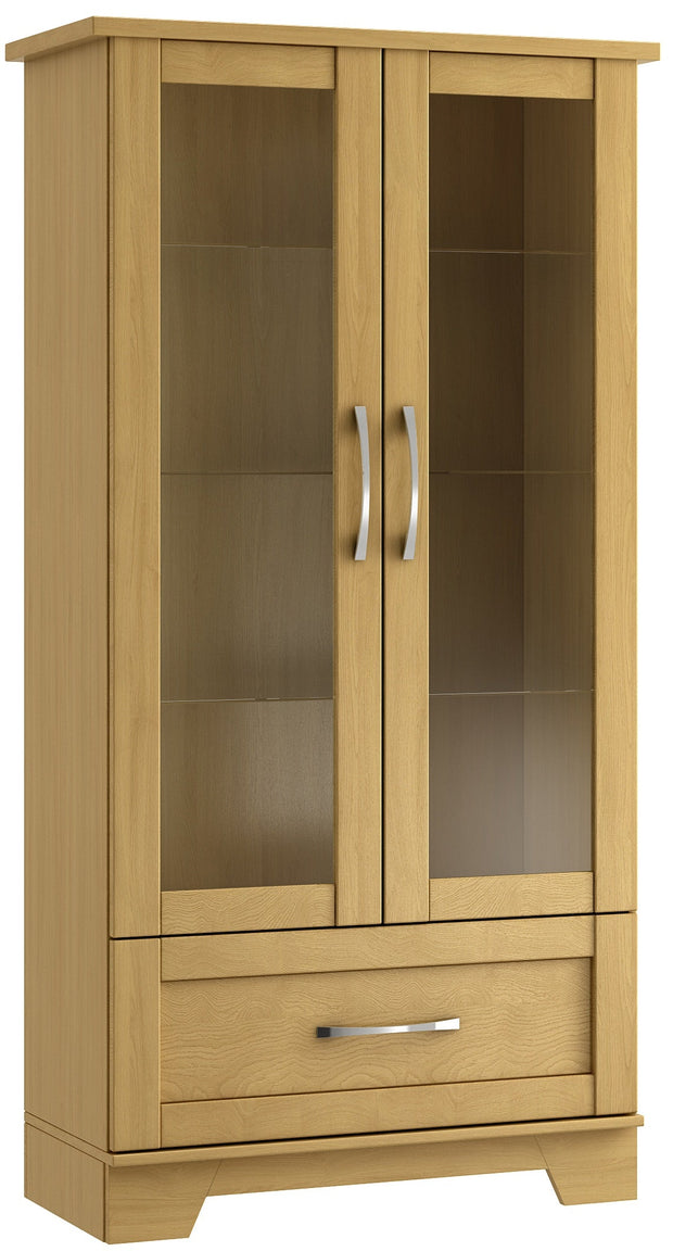 Lichfield Midi Display Cabinet - 2 Door & 1 Drawer