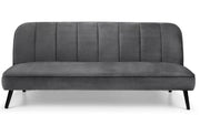 Miro Curved Back Sofabed - Grey Velvet