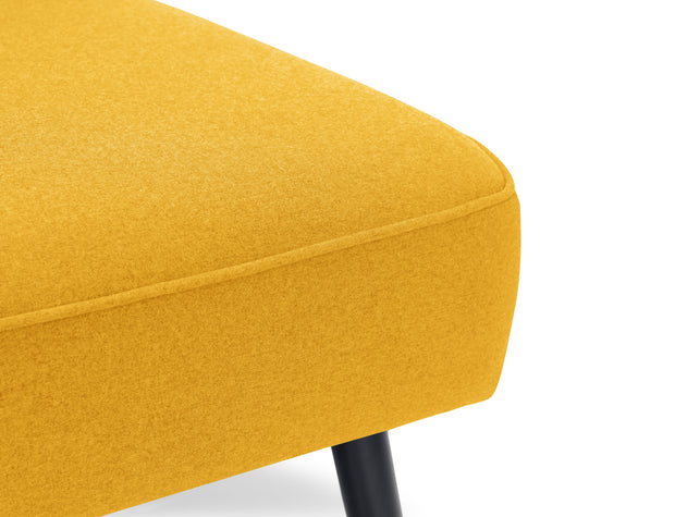 Miro Curved Back Sofabed - Mustard