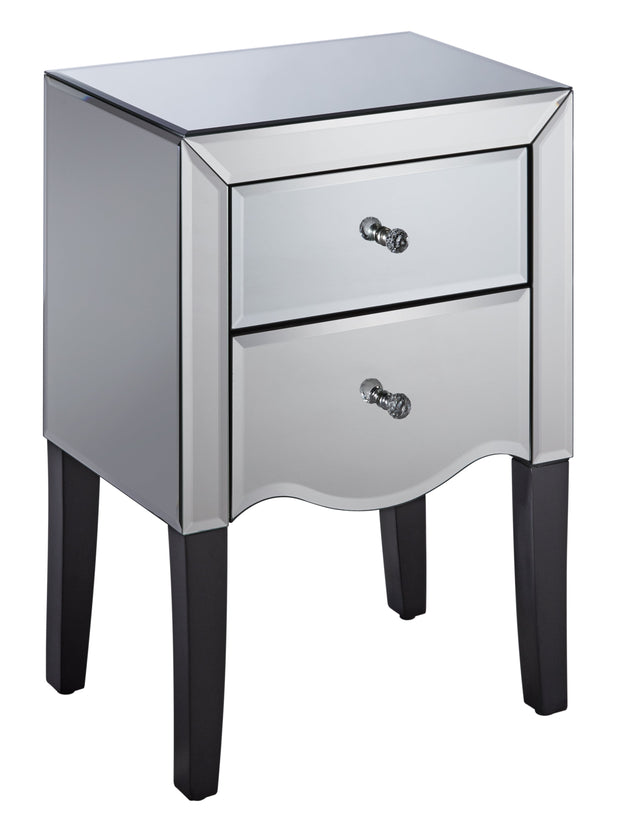 Palermo 2 Drawer Bedside Table