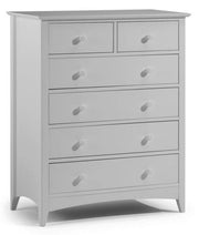 Cameo 4+2 Drawer Chest Of Drawers - Dove Grey