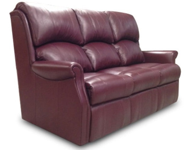 Celebrity Regent 3 Seat Leather Manual Recliner Sofa