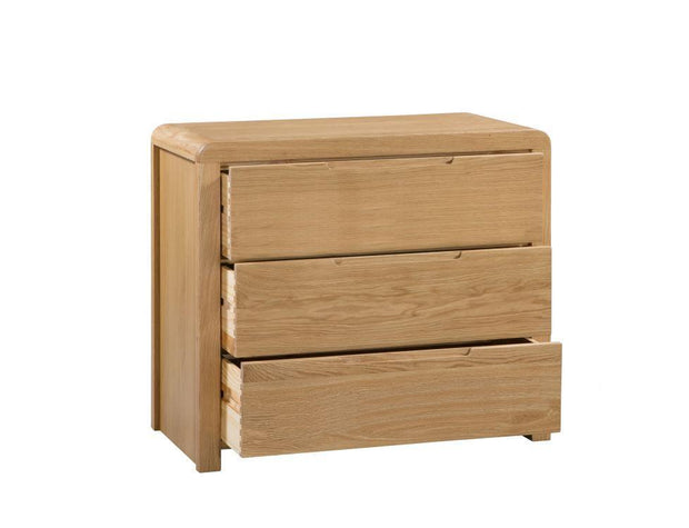 Curve 3 Drawer Chest Of Drawers