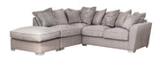 Fantasia 2 by 1 Seater Sofa Bed Corner Group with Footstool