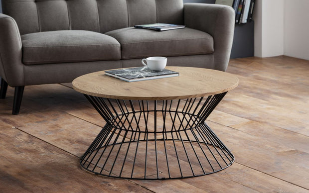 Jersey Round Wire Coffee Table - Various Colours