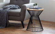 Jersey Round Wire Lamp Table - Various Colours