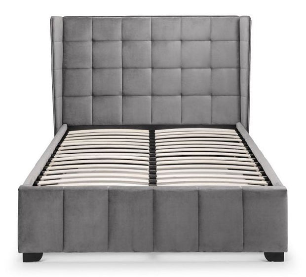 Gatsby Storage Ottoman Bed - Light Grey