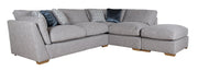Phoenix 2 by 1 Seater Sofa Bed with Footstool Corner Group