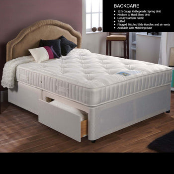 Small-Double Backcare Supreme Four-Drawer Divan Bed