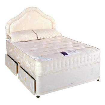 House Of Reeves Double Backcare 1400 Deluxe Four-Drawer Divan Bed