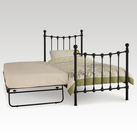 Marseille Single Bed & Guest Bed Frame in Black