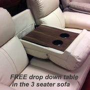 Emma 3 Seater Recliner Sofa (FREE Drop down table)