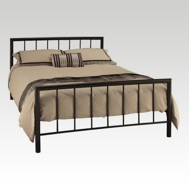 Modena Double Metal Bed Frame in Black