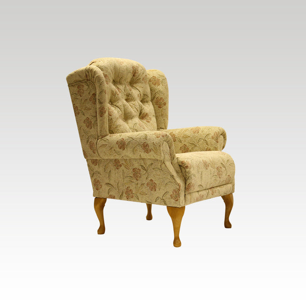 Abbey 'Standard or Petite' Queen Anne Chair