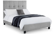 Sorrento High Headboard Bed - Light Grey