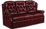 Celebrity Woburn 3 Seat Fixed Leather Sofa